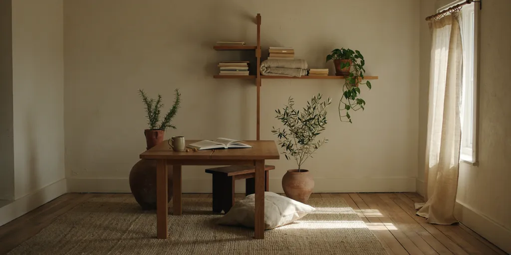 Earthy Home Decor: Fewer, Better Materials